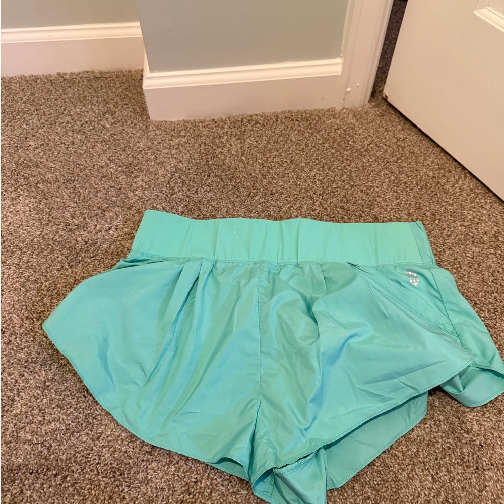 FP Movement by Free People Teal Athletic Shorts